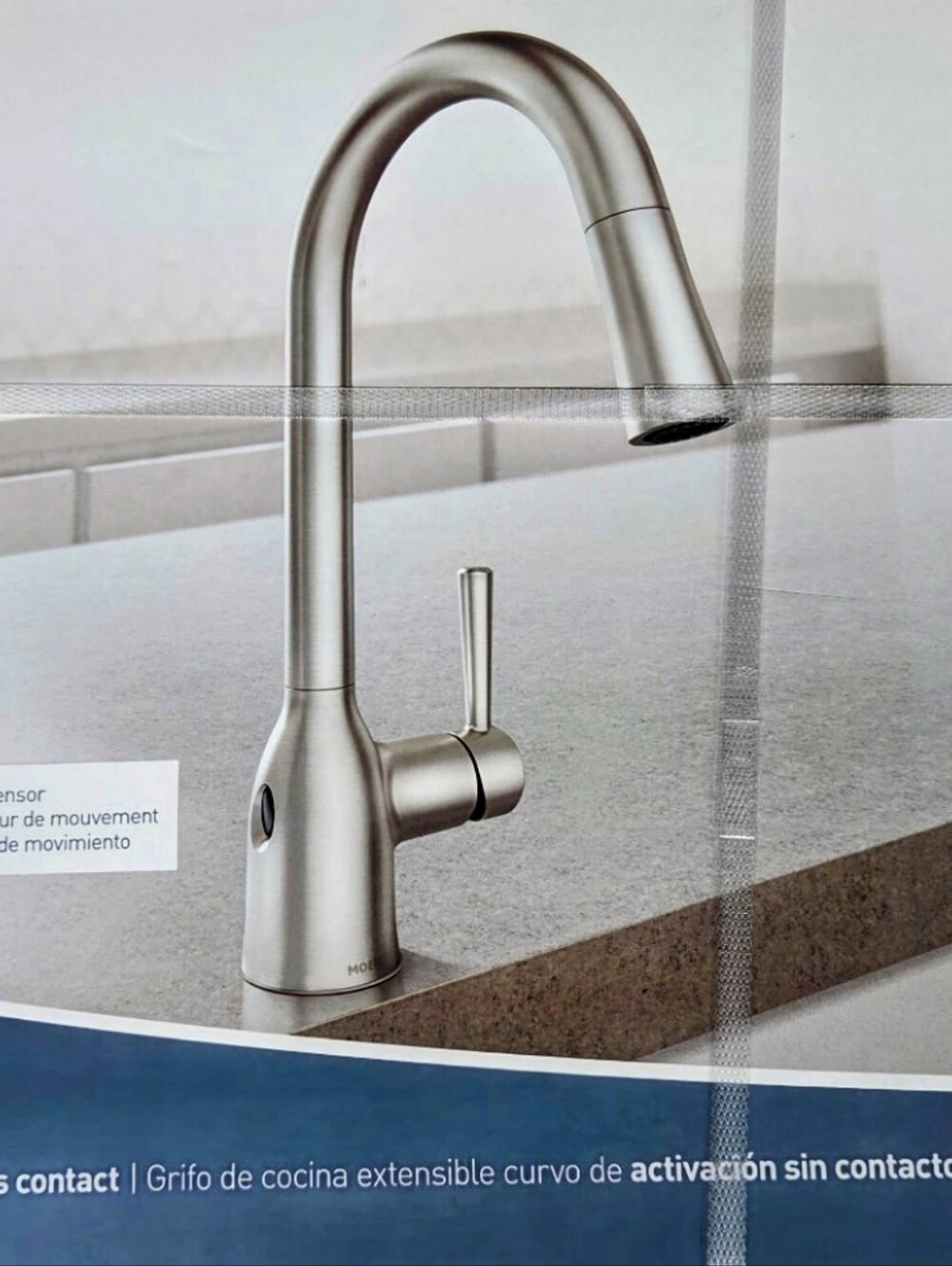 Moen Adler Spot Resist Stainless Motionsense Wave Sensor Touchless One Handle